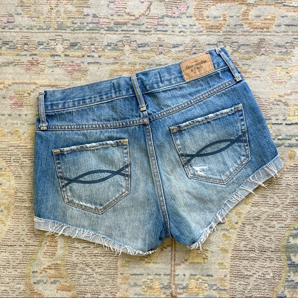 A&F • High-waist Cutoffs - Picture 2 of 3
